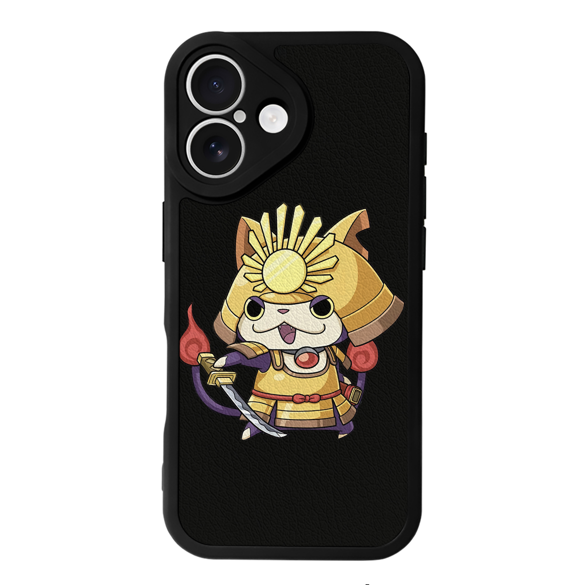 （画像用） 妖怪ウォッチ Yo-kai Watch 【iPhone 16シリーズ対応】シリコンスマホケース（レザー調） 材質：シリコン